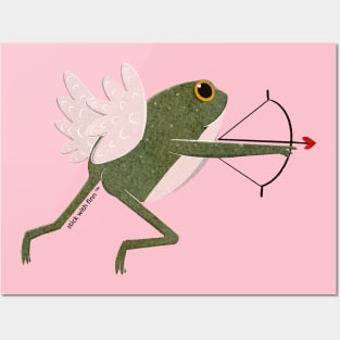 Cupid Frogson the Frog Posters and Art